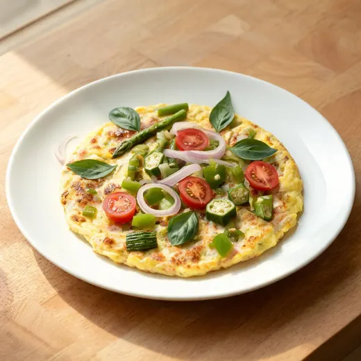 Tasty Low-Carb Egg and Vegetable Saute: 357 kcal, 30 g protein, grade A
